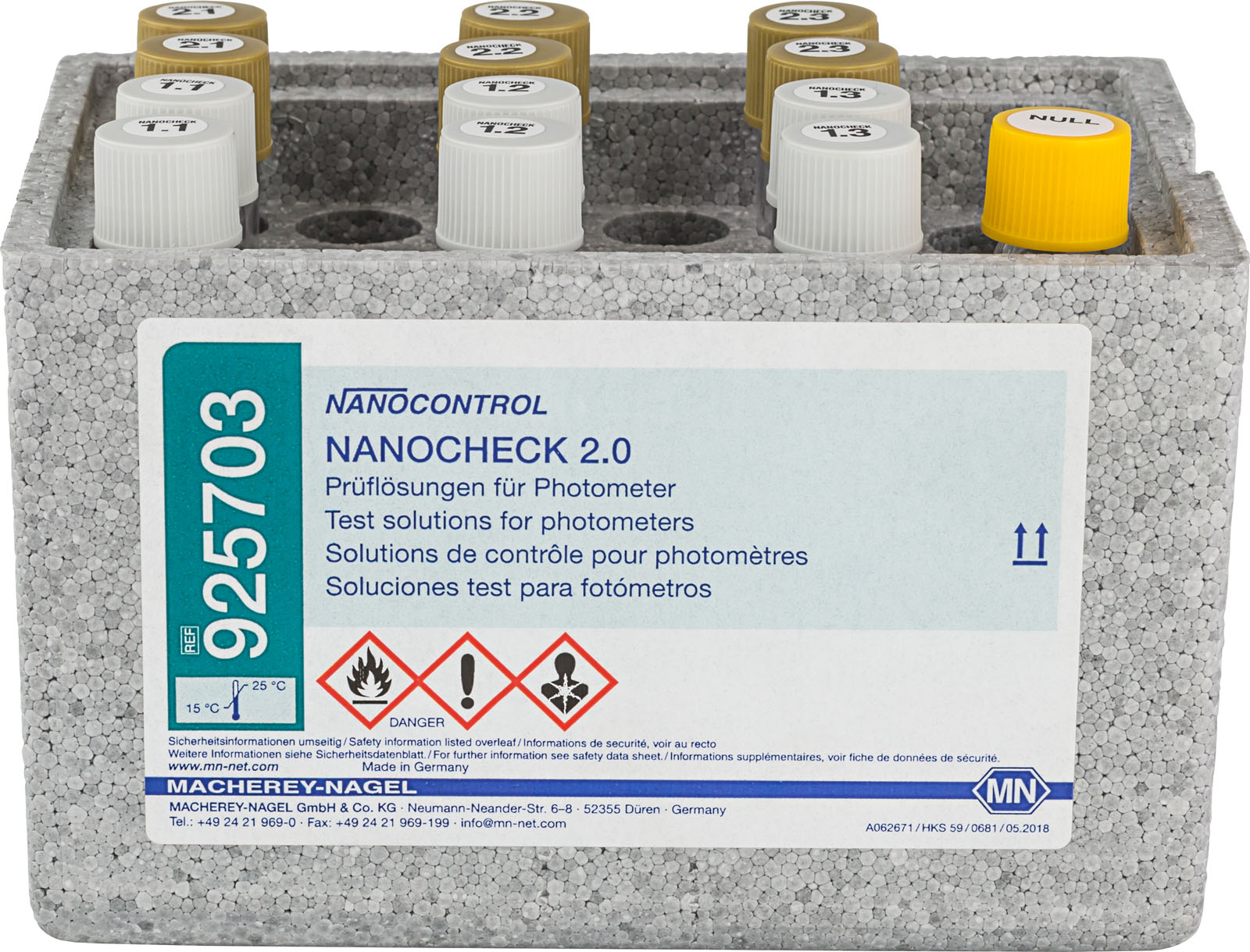 System do analizy wody i ścieków - Sprawdzenie i kalibracja - NANOCHECK 2.0 925703